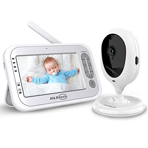 JSLBtech Baby Monitor Videocamera con schermo LCD da 4,3