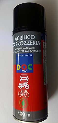 DOC BOMBOLETTA Vernice ACRILICA CARROZZERIA Auto 400 ML Fiat 647 Grigio Steel
