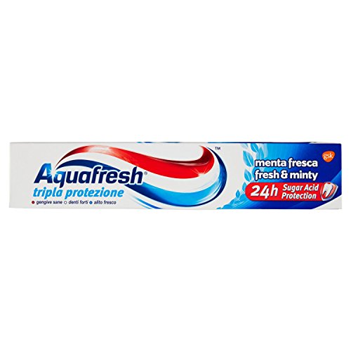 AQUAFRESH Dentifrico tripla protezione menta fresca per igiene orale, 75ml
