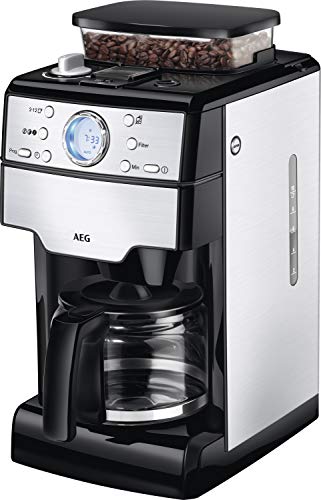 AEG KAM 400 Libera installazione Macchina da caffè con filtro Nero, Acciaio inossidabile 1,25 L 10 tazze Automatica
