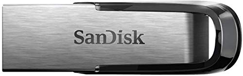 Sandisk Ultra Flair 128 GB, Chiavetta USB 3.0, Velocità di Lettura fino a 150 MB/s, Nero