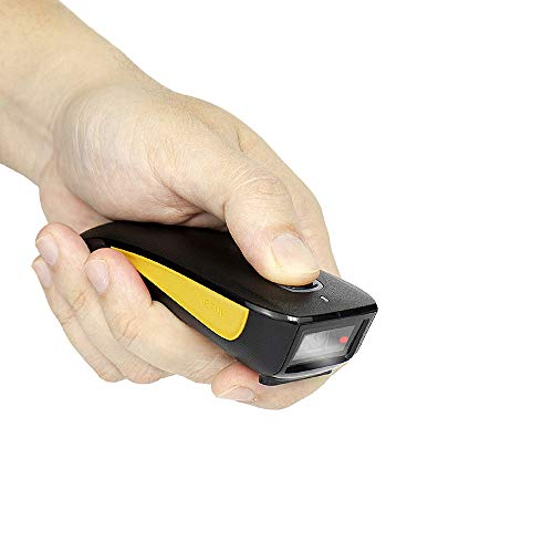 NETUM C750 Wireless Barcode Scanner Bluetooth Compatible, Small Pocket USB 1D 2D QR Code Scanner for Inventory, Bar Code Image Reader for Tablet iPhone iPad Android iOS PC POS