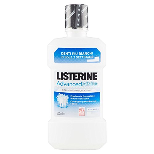 Listerine Advance White - Colluttorio - 4 pezzi da 500 ml [2 l]