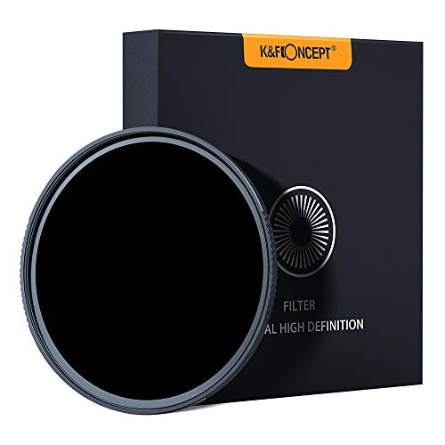 Filtro ND1000 K&F Concept Filtro Ultravioletto Multiresistente Rivestito per Obiettivo Canon Nikon Sony DSLR Filtro di Protezione Vetro Ottico Ultra Clear Slim Tedesco Schott 58mm-82mm (58 mm)