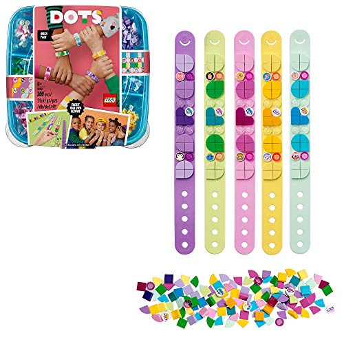 LEGO DOTS Il Multipack dei Bracciali, Set di Bigiotteria con 5 Braccialetti, Idea Regalo, Kit Artistici per Bambini, 41913