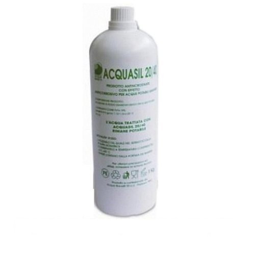 Acquasil 20/40 Polifosfato Liquido Anti Calcare Refill per Sistemi Minidos e Bravados