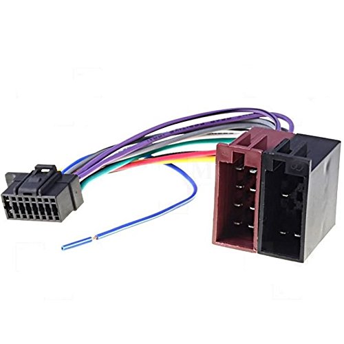Sound-way Cavo Adattatore Connettore ISO compatibile con Autoradio SONY 16 pin