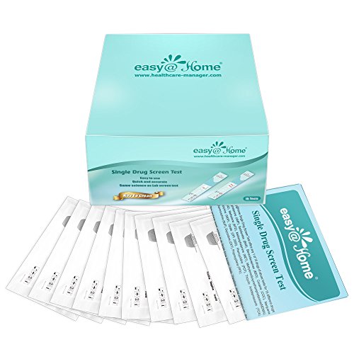 Easy@Home 15×Test Antidroga a Pannello Singolo per il Rilevamento della Marijuana (thc) nelle Urine - #EDTH-114