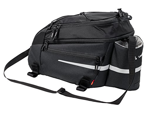 VAUDE Silkroad L (i-Rack), Borsa per Portapacchi. Unisex-Adulto, Nero, Taglia Unica