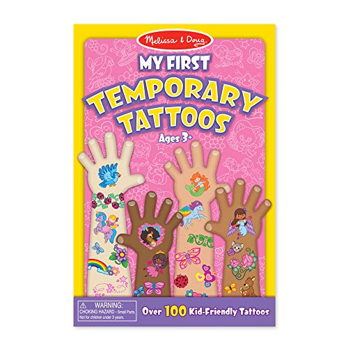 Melissa & Doug- 12946 I Miei Primi Tatuaggi Temporanei, Multicolore