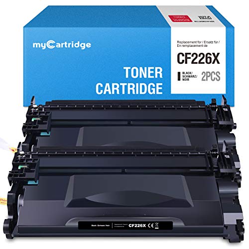 MyCartridge Compatibili 26X CF226X 26A 9000 pagine (Con chip) Cartucce di Toner per HP LaserJet Pro M402d M402n M402dn M402dne MFP M426dw M426fdn M426fdw (2*Nero)