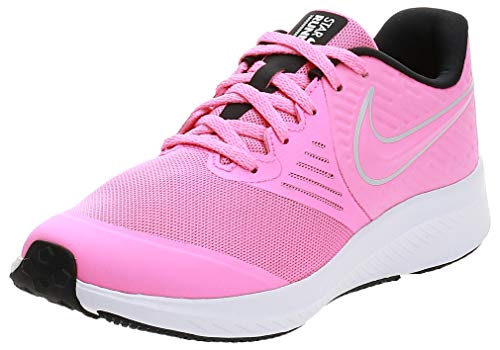 Nike Star Runner 2 (GS), Scarpe da Corsa Unisex-Bambini, Pink Glow/Photon Dust-Black-White, 36 EU