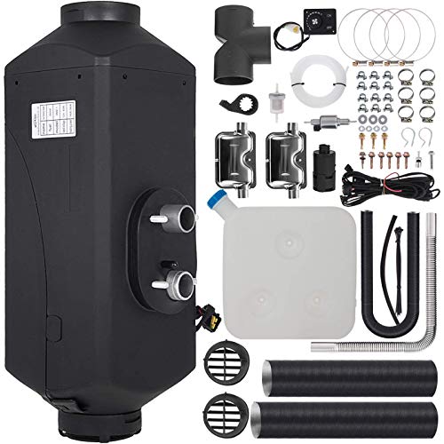 WYZXR Riscaldatore ad Aria Diesel 5KW Riscaldatore da parcheggio 12V con 2 silenziatori per Camion Rimorchi