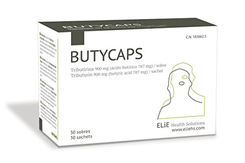 Butycaps - Tributyrin 900 mg - Acido butirrico 787 mg per bustina - 30 bustine