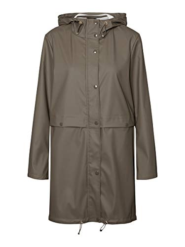 Vero Moda Vmeveryday 3/4 Coated Jacket Ga Giacca Impermeabile, Cavo Elastico, M Donna