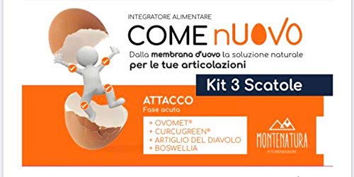 MONTENATURA - [KIT da 3] COME nUOVO ATTACCO 10cp [Fase Acuta] con OVOMET per le tue Articolazioni