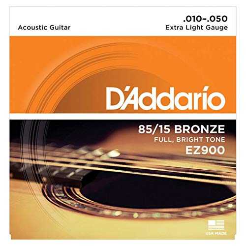 D'Addario EZ900 Set Corde Acustica EZ Great American, Bronzo