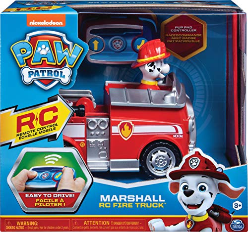 Paw Patrol- Radiocomando Marshall, dai 3 Anni, Multicolore, 6054195
