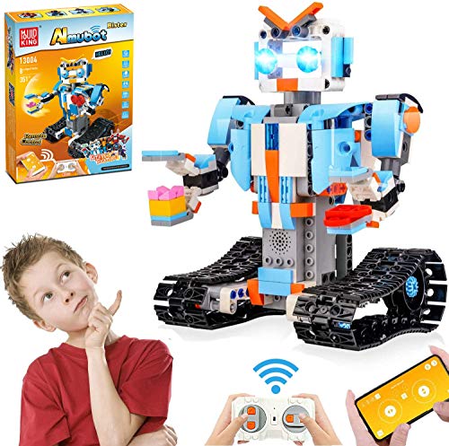 anysun STEM Toys Kit Giocattoli, 351 Pezzo Educational Remote Control Set di Robot a Blocchi per Bambini per dagli 8 Anni in su, Ricaricabile Robotica Fai da Te Costruire Kit di Apprendimento