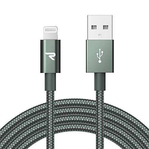 RAMPOW Cavo Lightning a USB [ Certificato Apple MFi ] Cavo iPhone Compatibile con Apple iPhone 11/XS/XR/X/8/7/6 - Verde 2M