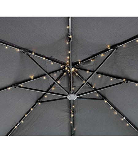 Strisce LED solari per ombrellone 8 pz