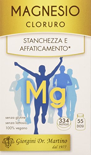 Dr. Giorgini Integratore a Base di Magnesio per il Tono Fisico, Pastiglie - 200 gr, kapseln, vegan;free from preservatives;free from synthetic dyes