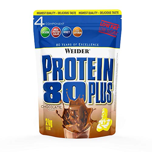 Weider Proteine 80 Plus, Sapore Cioccolato - 2 kg