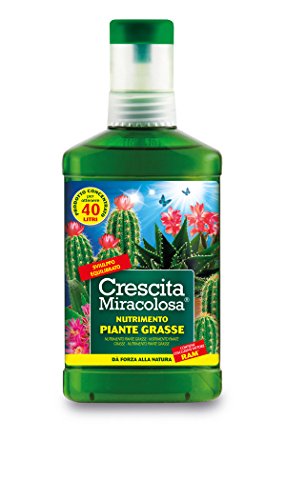 Crescita Miracolosa C025001 Nutrimento Cactus, 200 ml, Verde, 7.5x3.5x18 cm
