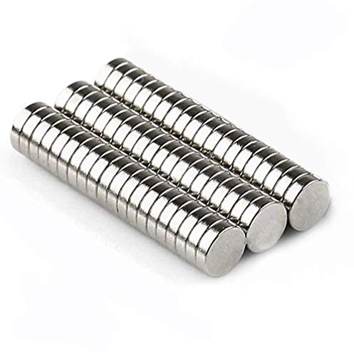 Magneti al neodimio, Massway magnete potenti per terre rare con magnete di diametro 10 mm x 2 mm - 60 pezzi