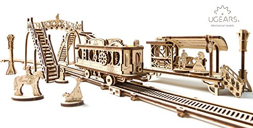 UGEARS Tram Line- Mechanical Model Construction Kit by