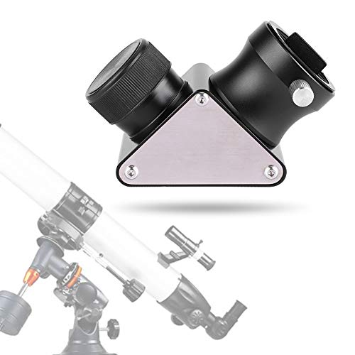 Tangxi Specchio Diagonale, Adattatore Diagonale per Specchio Dielettrico a 90 Gradi da 1,25 Pollici per Accessori per Oculari Telescopici