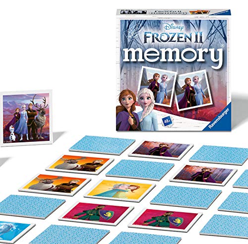 Ravensburger 20437 Disney Frozen 2 Mini Memory Kids Età 3 Anni e Up Immagine Classica Snap Coppie Gioco