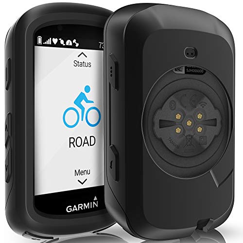TUSITA Custodia per Garmin Edge 530 - Cover protettiva in silicone per pelle - Accessori per GPS Bike Computer