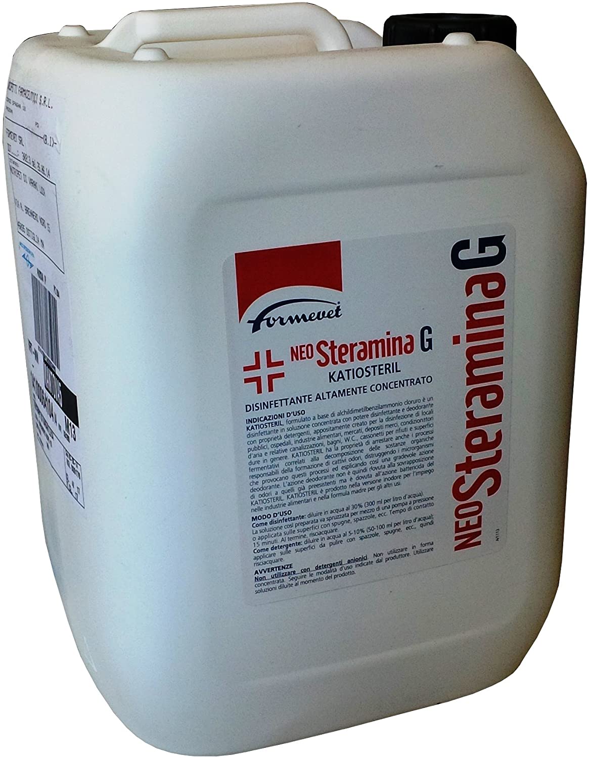 NEO STERAMINA G KATIOSTERIL (Tanica 10 L) - Disinfettante altamente concentrato