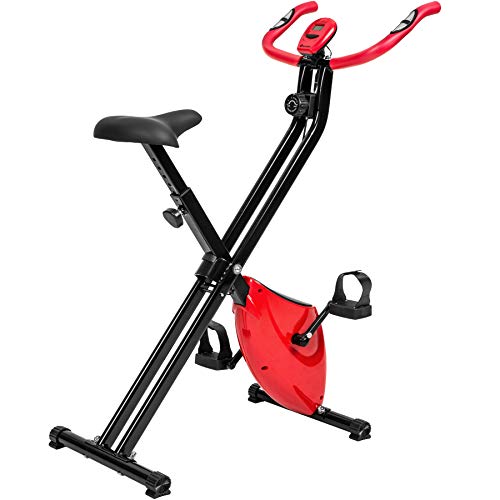 TecTake Cyclette per Fitness PIEGHRVOLE Magnetica Allenamento Training Cardio Bike + Computer