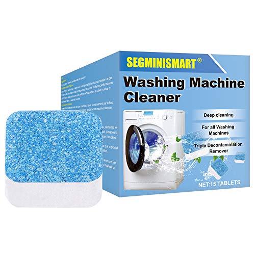 SEGMINISMART Pulitore per lavatrice, solido per lavatrici, compresse detergenti, detergenti per compresse effervescenti, rimozione profonda per bagno e cucina