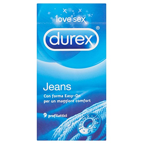 Durex Jeans Preservativi, 9 Profilattici