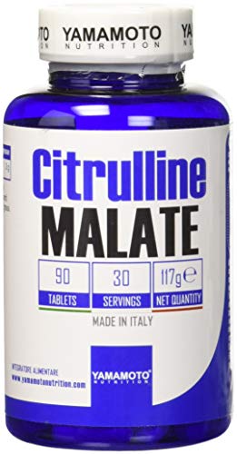 Yamamoto Nutrition Citrulline MALATE integratore alimentare che apporta 3 g di Citrullina Malata 90 compresse