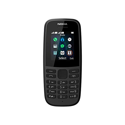 Nokia 105 2019 Cellulare Dual Sim, Nero