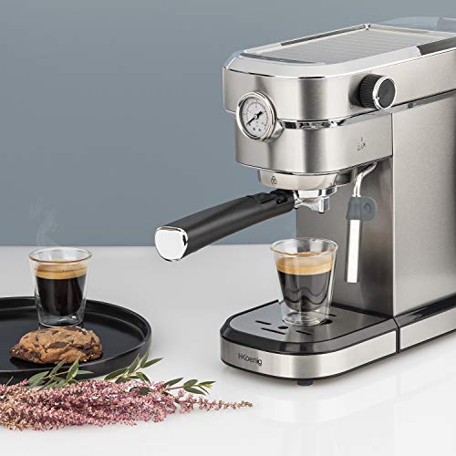 h.koenig EXP820 Macchina espresso, 1 Cups, Acciaio Inossidabile