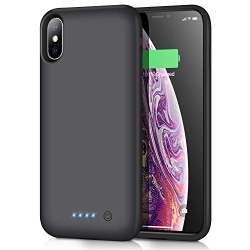 Cover Batteria per iPhone XS MAX,iPosible 7800mAh Custodia Ricaricabile con Batteria Esterna Caricabatterie Cover Battery Case per iPhone XS MAX[6,5