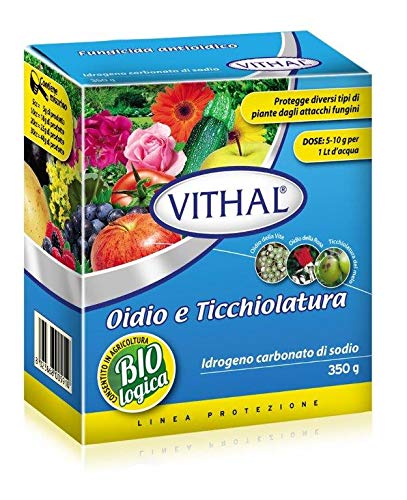 Vithal 8023868005910 Idrogeno carbonato di Sodio Contro oidio e ticchiolatura per Agricoltura Biologica in Confezione da 350 Grammi