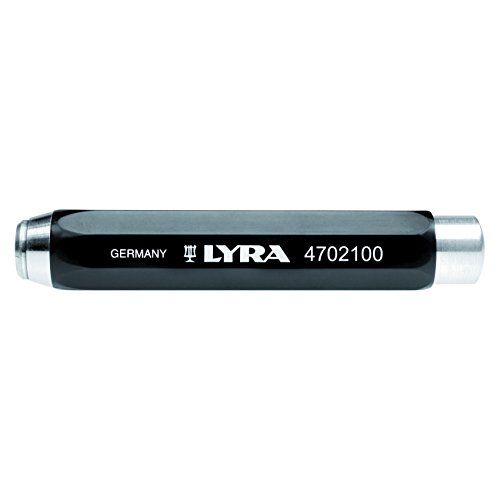 Lyra 4702100 - Porta gesso esagonale, ø 9,5-10 mm, in plastica, colore: Nero