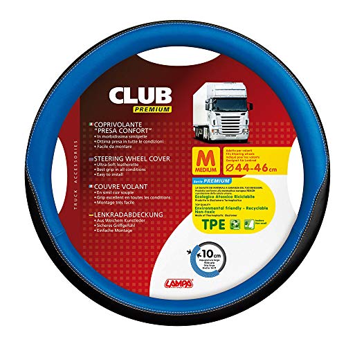 Lampa 98906 Club, coprivolante Presa Confort in TPE - M - Ã˜ 44/46 cm - Blu