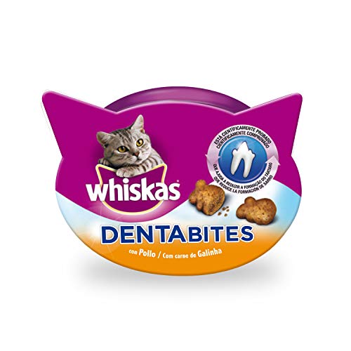 Whiskas dentabites Gatto Snack Pollo, 8 Confezioni (8 X 40 G)