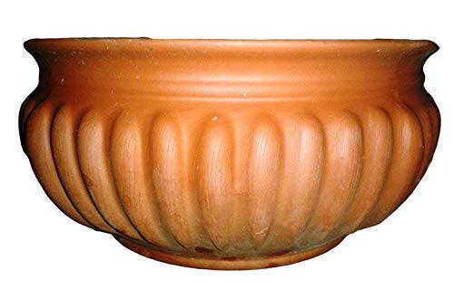 VASO CIOTOLA IN TERRACOTTA (8 PEZZI UGUALI) DIAMETRO CM. 18, ALTEZZA CM. 9. MADE IN ITALY. BONSAI PIANTINE GRASSE