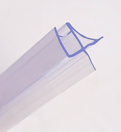 HNNHOME - Guarnizione per schermo protettivo doccia/vasca, 870 mm di lunghezza, design unico, per vetro di 4-6 mm, fino a 11 mm di distanza