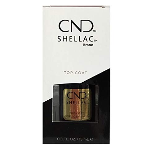CND Shellac, base coat, top coat e top coat Xpress5, disponibile in piccole e grandi dimensioni (top coat 15 ml)