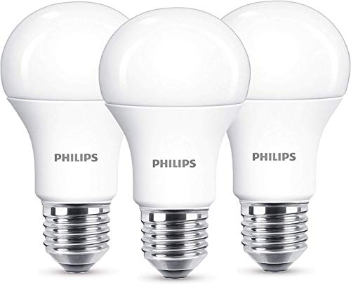 Philips Lighting Lampadine Attacco E27, 13 W Equivalenti a 100 W, Luce calda, Non Dimmerabile, 3 Pezzi