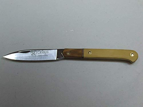 Coltello Artigianato Celaya Cabritera di legno d'ulivo e bosso